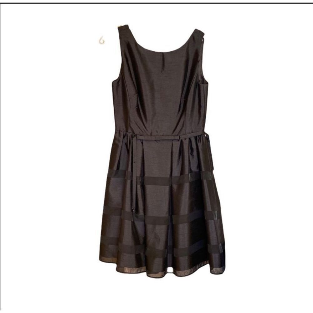 Taylor Black Evening  Sleeveless A- Line Dress Sz 6